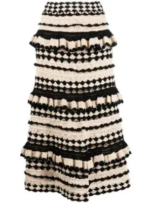 ZIMMERMANN
Anneke crochet midi skirt