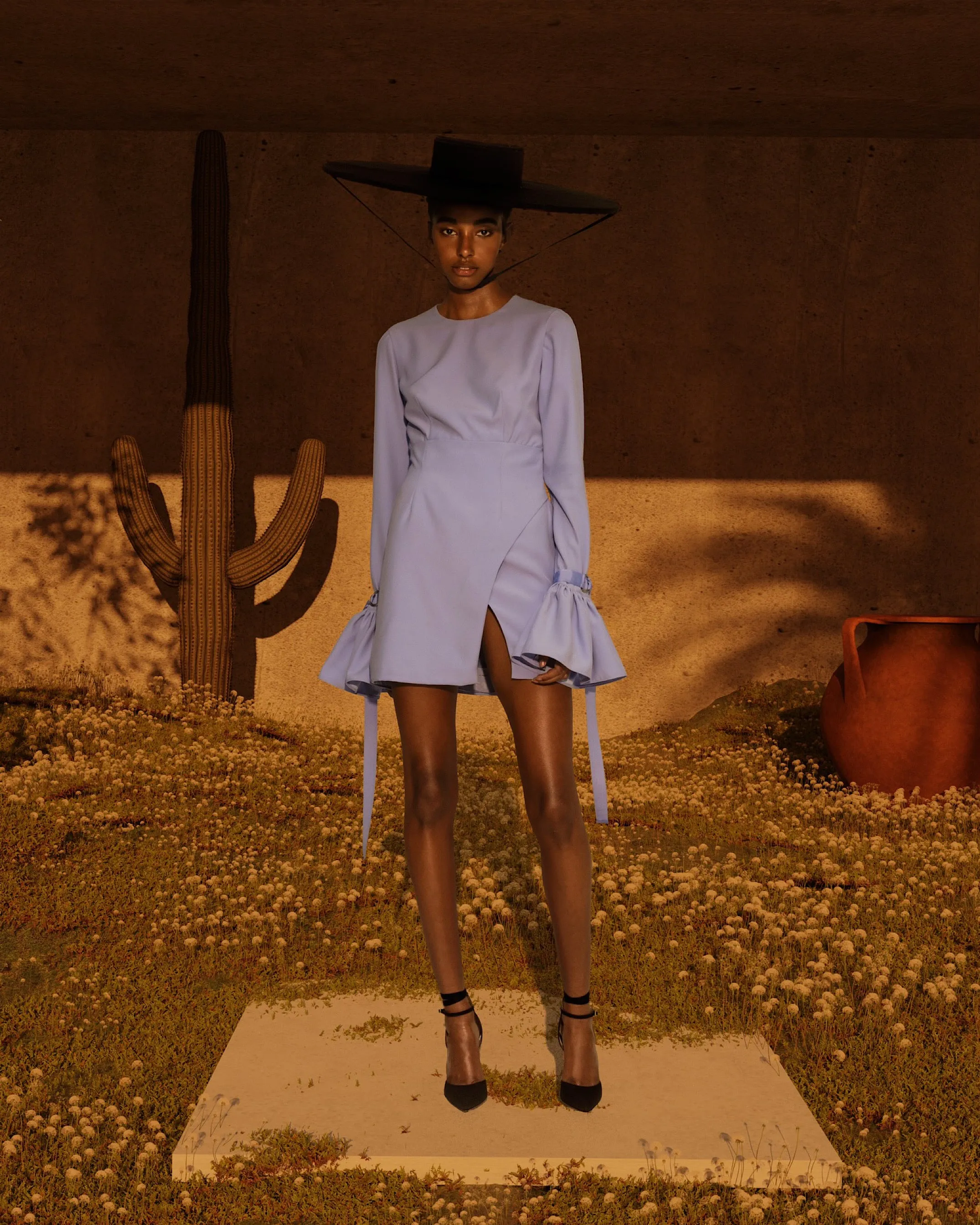 ZOLA | Long Sleeve Mini Dress